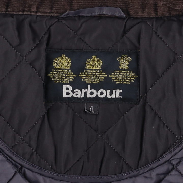 2000s~ Barbour Chelsea Sport Quilted Jacket, 3 Warrant, Men's XL polyester black type Vintage Second Hand