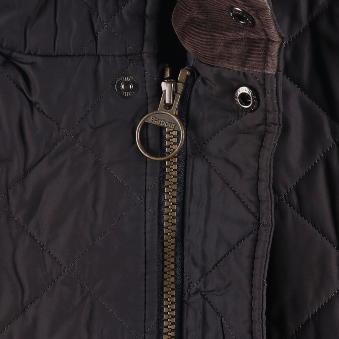 2000s~ Barbour Chelsea Sport Quilted Jacket, 3 Warrant, Men's XL polyester black type Vintage Second Hand