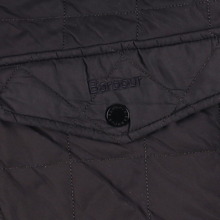 2000s~ Barbour Chelsea Sport Quilted Jacket, 3 Warrant, Men's XL polyester black type Vintage Second Hand