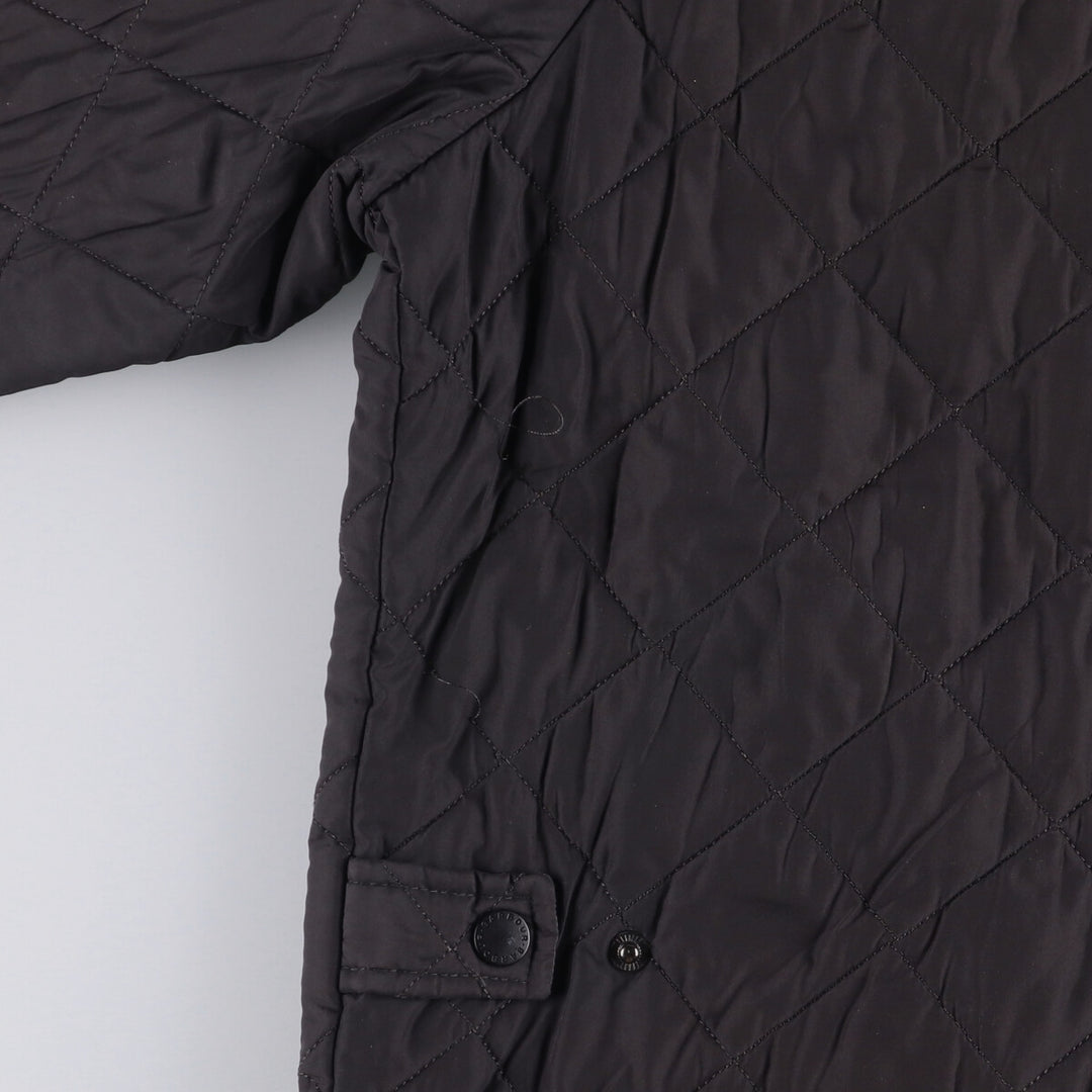 2000s~ Barbour Chelsea Sport Quilted Jacket, 3 Warrant, Men's XL polyester black type Vintage Second Hand