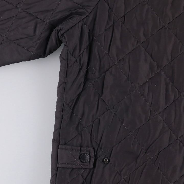 2000s~ Barbour Chelsea Sport Quilted Jacket, 3 Warrant, Men's XL polyester black type Vintage Second Hand