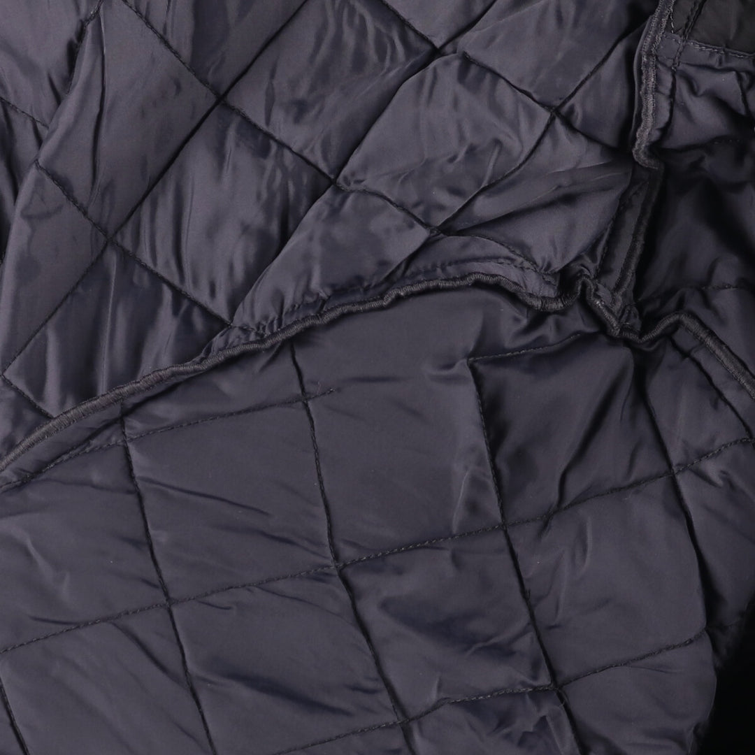 2000s~ Barbour Chelsea Sport Quilted Jacket, 3 Warrant, Men's XL polyester black type Vintage Second Hand