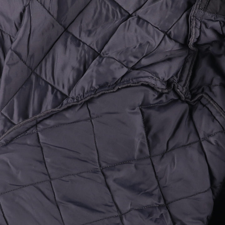 2000s~ Barbour Chelsea Sport Quilted Jacket, 3 Warrant, Men's XL polyester black type Vintage Second Hand
