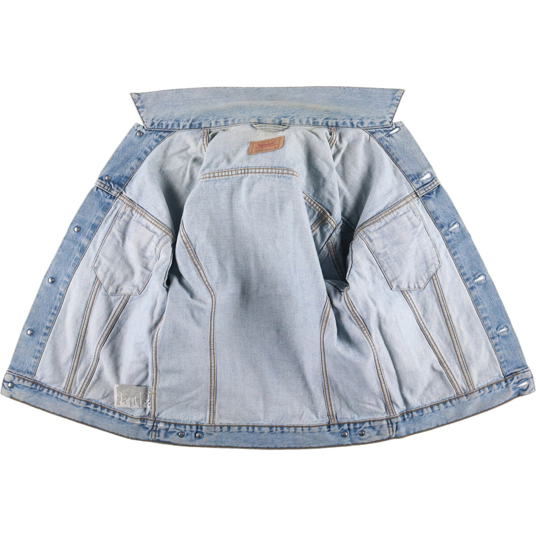 90'S Levi's 70500-0482 Denim Jacket, Men's Size L, Vintage cotton blue type Vintage Second Hand