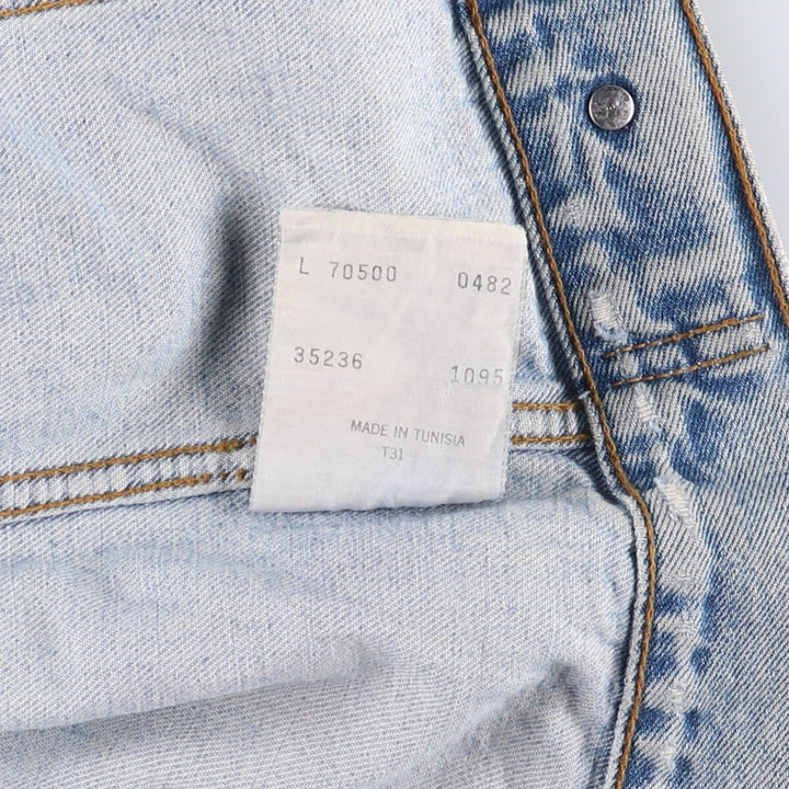90'S Levi's 70500-0482 Denim Jacket, Men's Size L, Vintage cotton blue type Vintage Second Hand