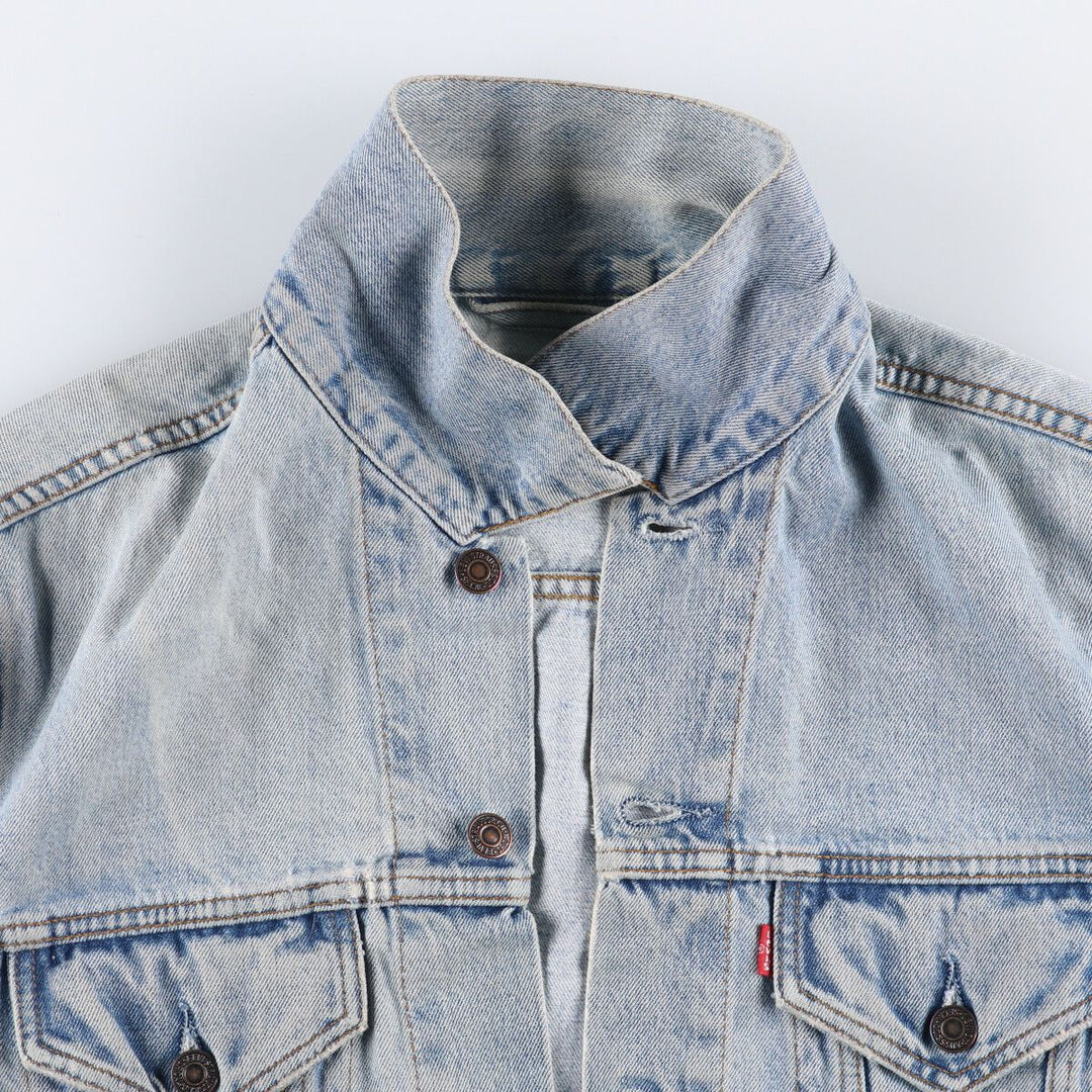 90'S Levi's 70500-0482 Denim Jacket, Men's Size L, Vintage cotton blue type Vintage Second Hand
