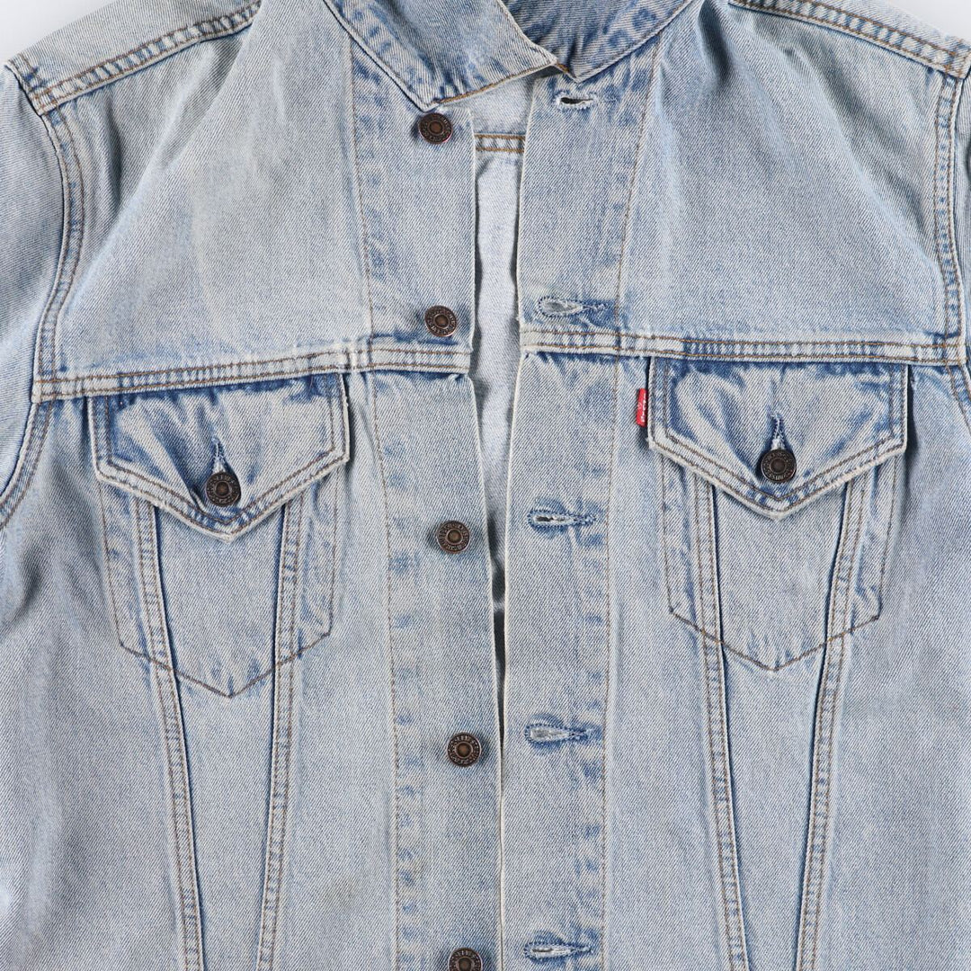 90'S Levi's 70500-0482 Denim Jacket, Men's Size L, Vintage cotton blue type Vintage Second Hand