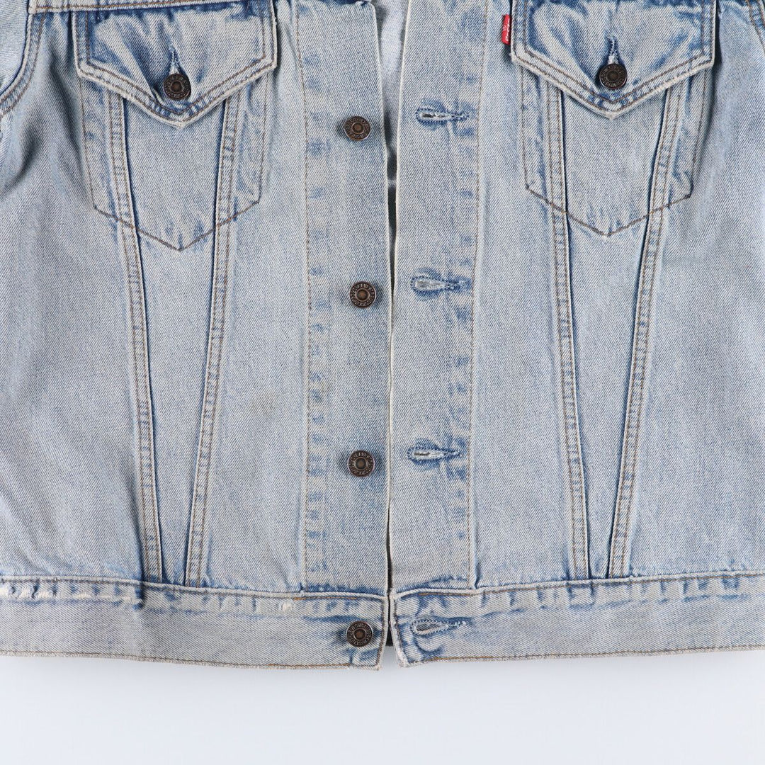 90'S Levi's 70500-0482 Denim Jacket, Men's Size L, Vintage cotton blue type Vintage Second Hand