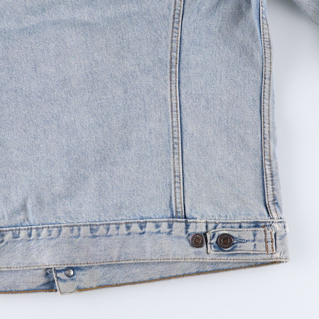 90'S Levi's 70500-0482 Denim Jacket, Men's Size L, Vintage cotton blue type Vintage Second Hand