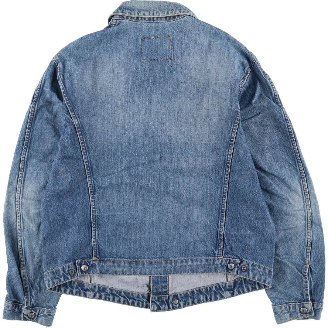 2000'S Levi's ENGINEERED 70100-0836 Euro Model Denim Jacket, Men's Size L cotton blue type Vintage Second Hand