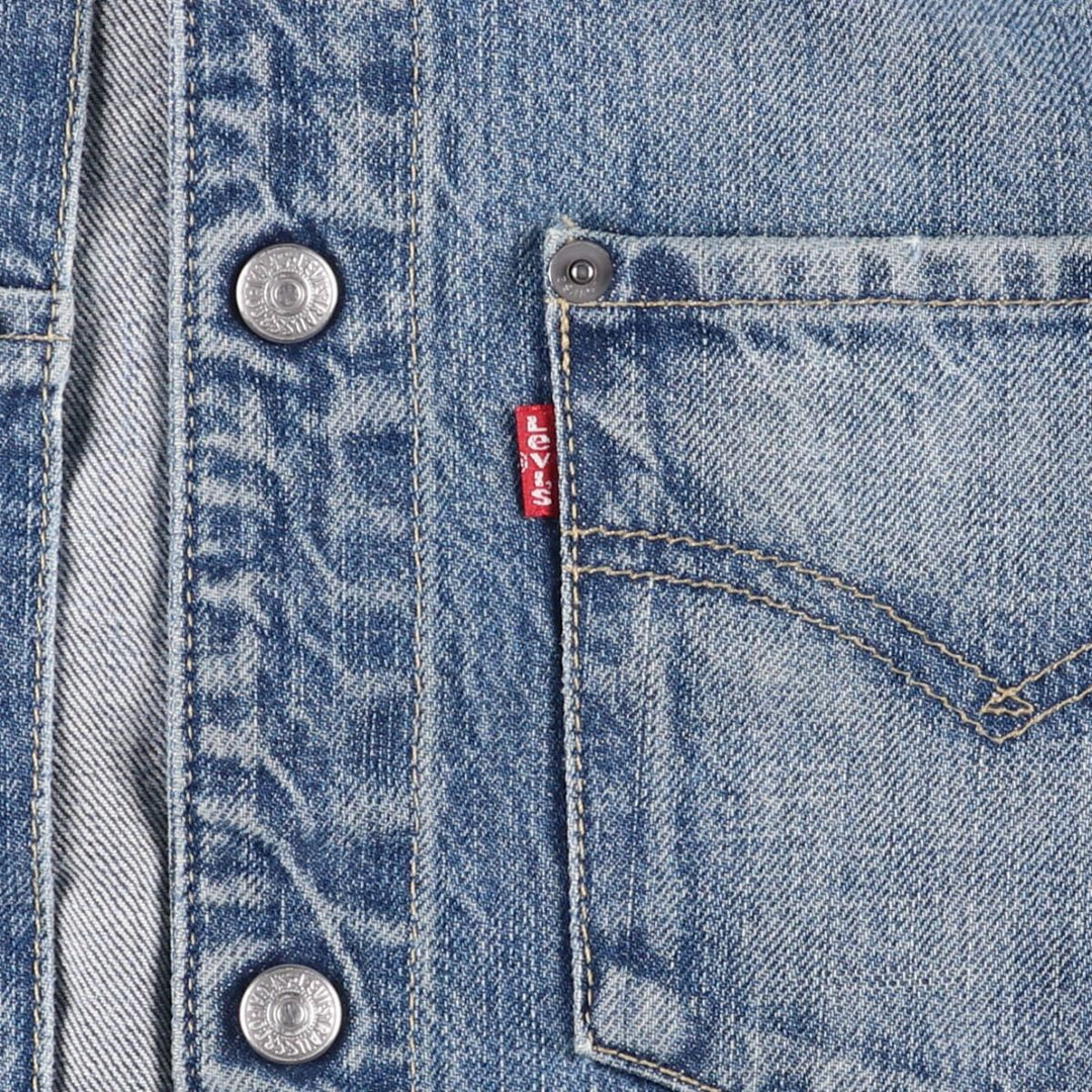 2000'S Levi's ENGINEERED 70100-0836 Euro Model Denim Jacket, Men's Size L cotton blue type Vintage Second Hand