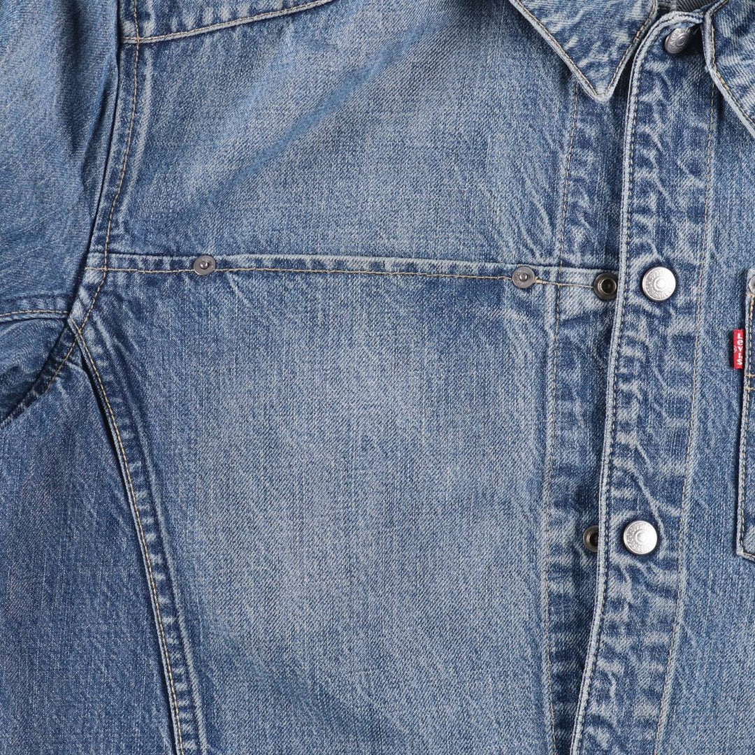 2000'S Levi's ENGINEERED 70100-0836 Euro Model Denim Jacket, Men's Size L cotton blue type Vintage Second Hand