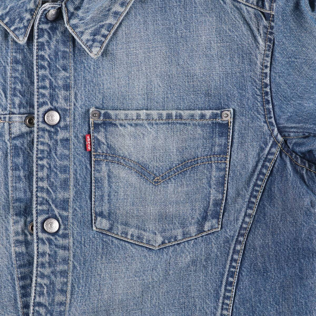 2000'S Levi's ENGINEERED 70100-0836 Euro Model Denim Jacket, Men's Size L cotton blue type Vintage Second Hand