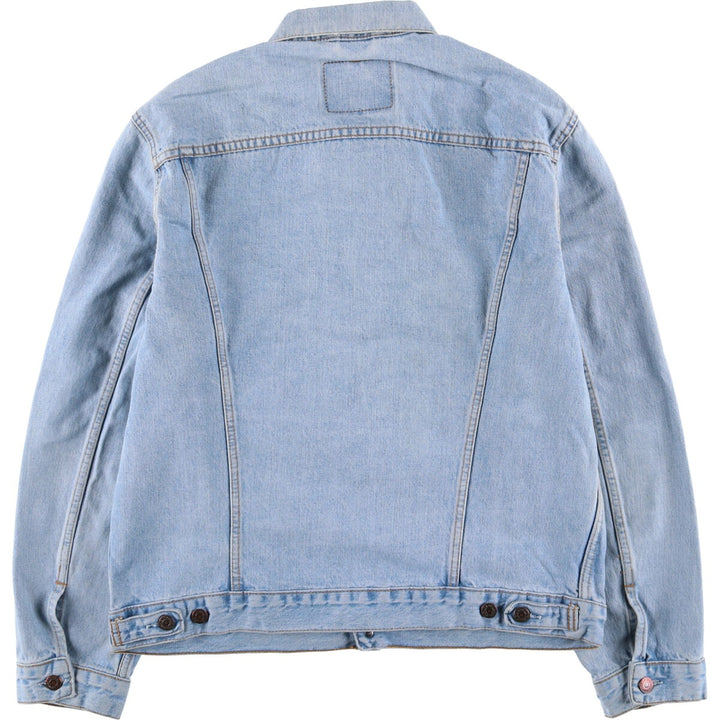 90'S Levi's 70503-0447 Euro Model Denim Jacket, Men's XL, Vintage cotton blue type Vintage Second Hand