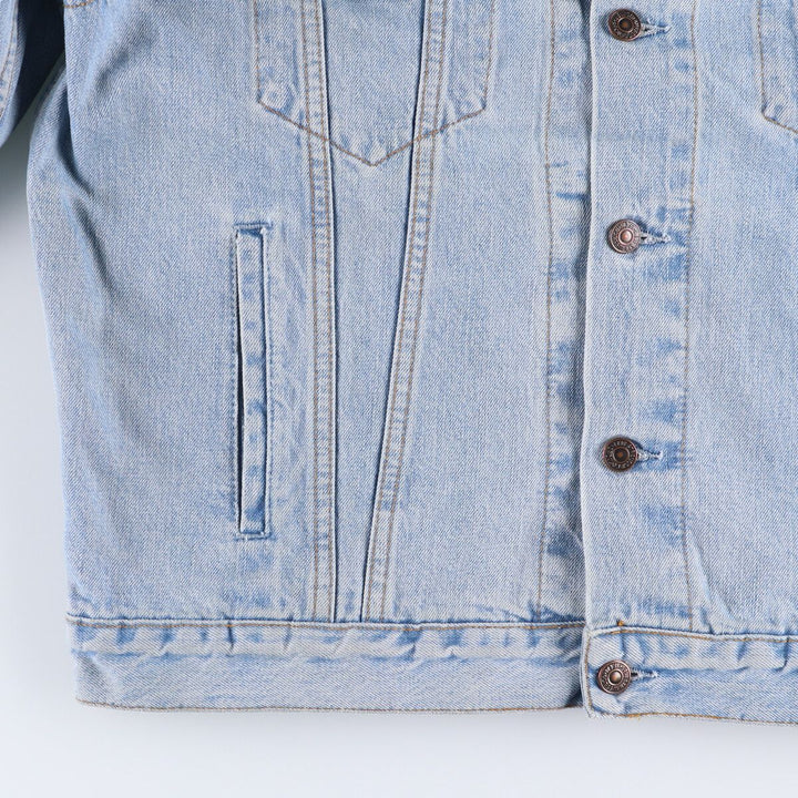 90'S Levi's 70503-0447 Euro Model Denim Jacket, Men's XL, Vintage cotton blue type Vintage Second Hand