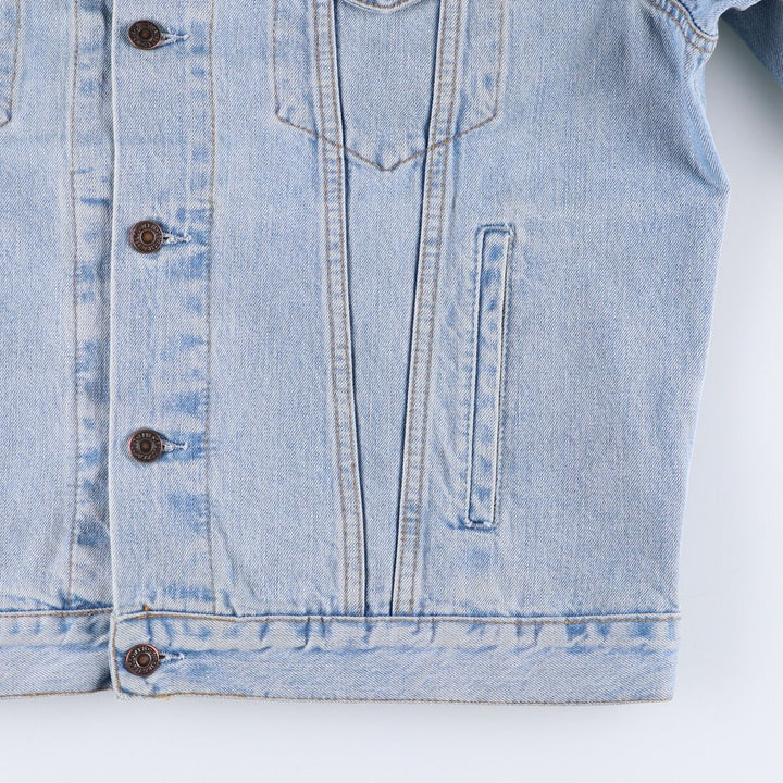 90'S Levi's 70503-0447 Euro Model Denim Jacket, Men's XL, Vintage cotton blue type Vintage Second Hand