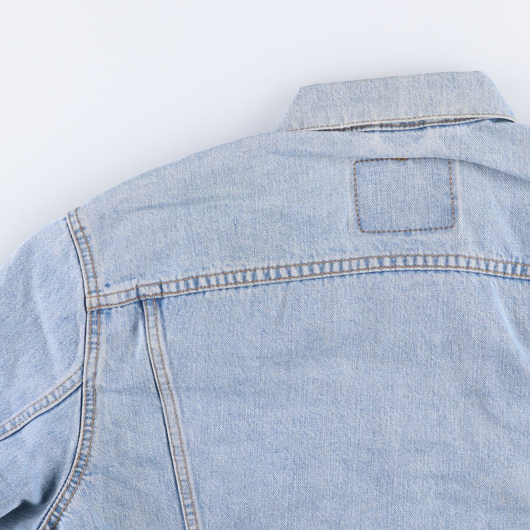 90'S Levi's 70503-0447 Euro Model Denim Jacket, Men's XL, Vintage cotton blue type Vintage Second Hand