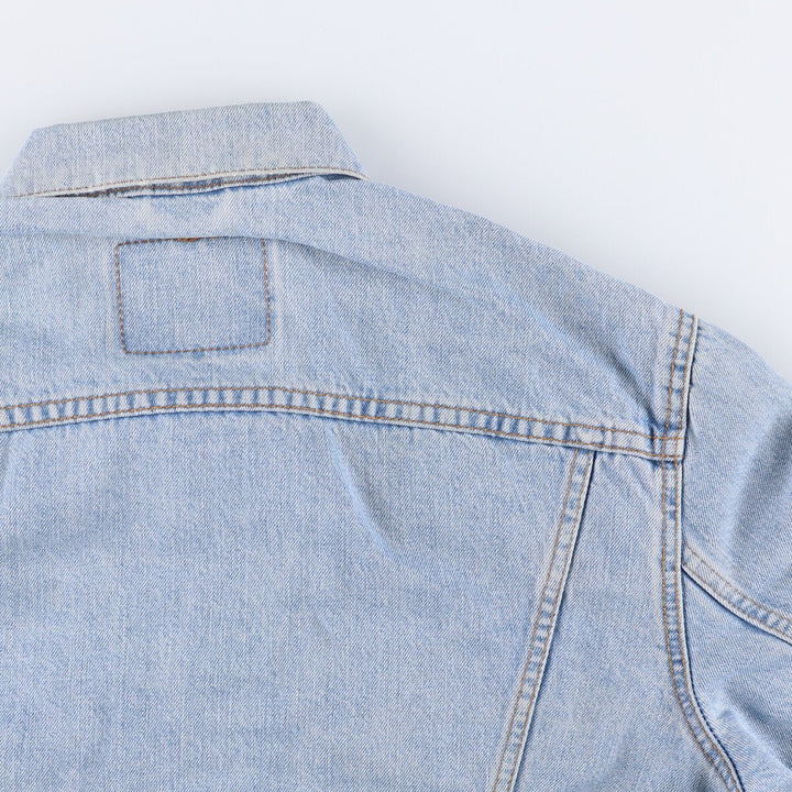 90'S Levi's 70503-0447 Euro Model Denim Jacket, Men's XL, Vintage cotton blue type Vintage Second Hand