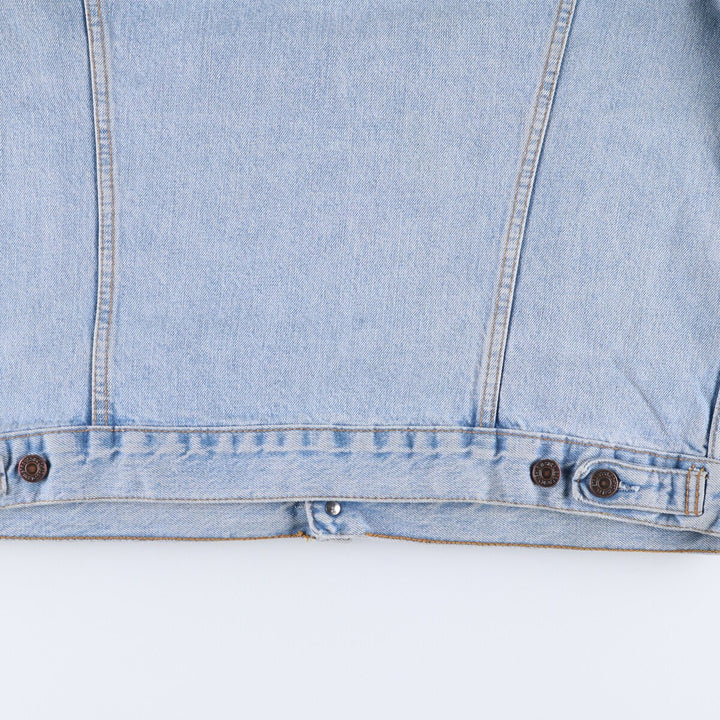 90'S Levi's 70503-0447 Euro Model Denim Jacket, Men's XL, Vintage cotton blue type Vintage Second Hand