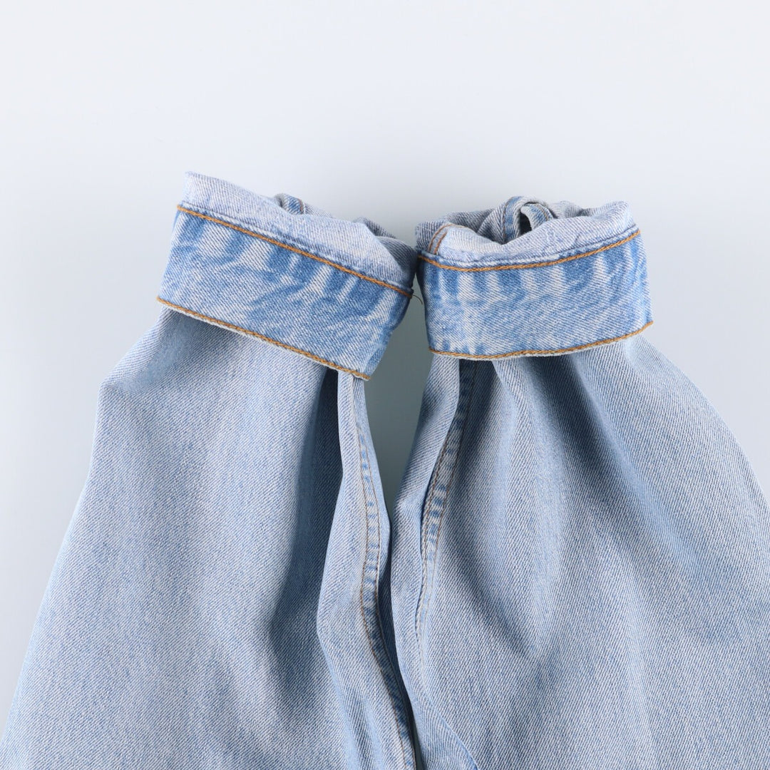 90'S Levi's 70503-0447 Euro Model Denim Jacket, Men's XL, Vintage cotton blue type Vintage Second Hand