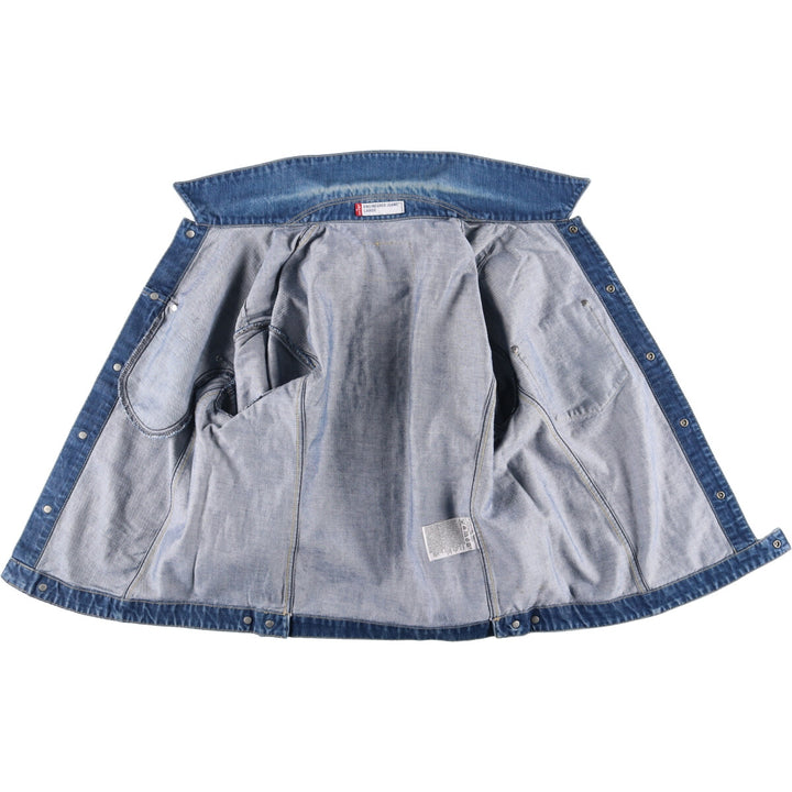 2000'S Levi's ENGINEERED 70100-0843 Euro Model Denim Jacket, Men's Size L cotton blue type Vintage Second Hand
