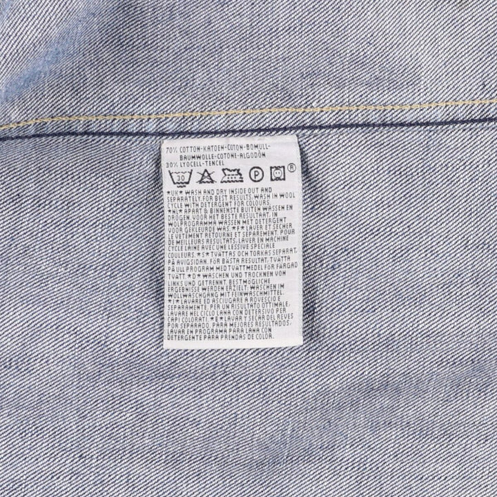 2000'S Levi's ENGINEERED 70100-0843 Euro Model Denim Jacket, Men's Size L cotton blue type Vintage Second Hand