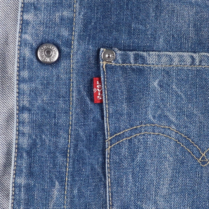 Levi's ENGINEERED 70100-0835 Euro Model Denim Jacket, Men's Size XL cotton blue type Vintage Second Hand