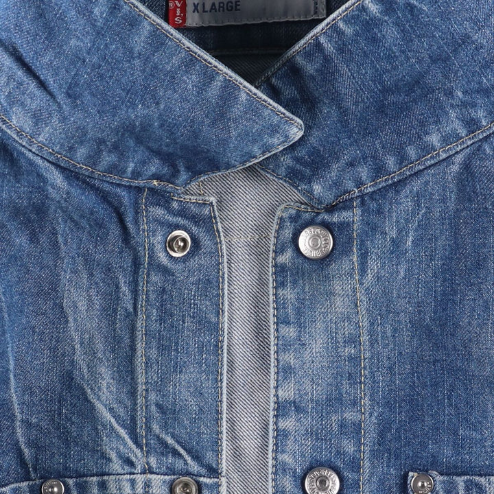 Levi's ENGINEERED 70100-0835 Euro Model Denim Jacket, Men's Size XL cotton blue type Vintage Second Hand