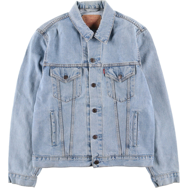 90'S Levi's 70503-0482 denim jacket, denim jacket, men's size L, vintage cotton blue type Vintage Second Hand