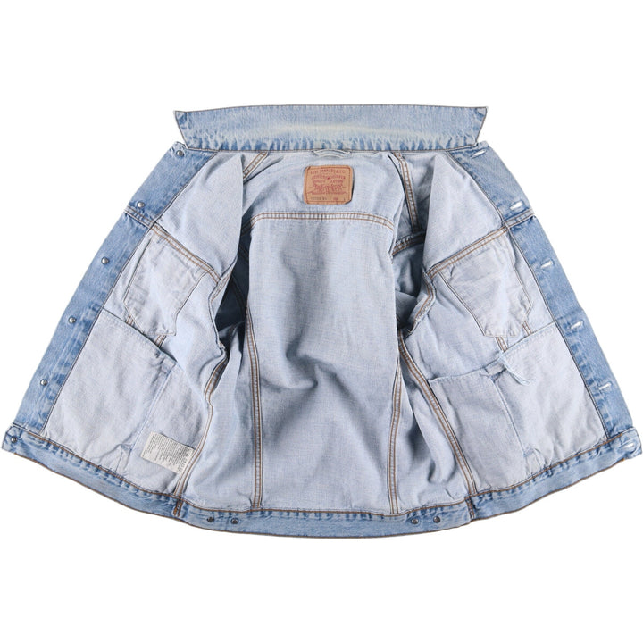 90'S Levi's 70503-0482 denim jacket, denim jacket, men's size L, vintage cotton blue type Vintage Second Hand