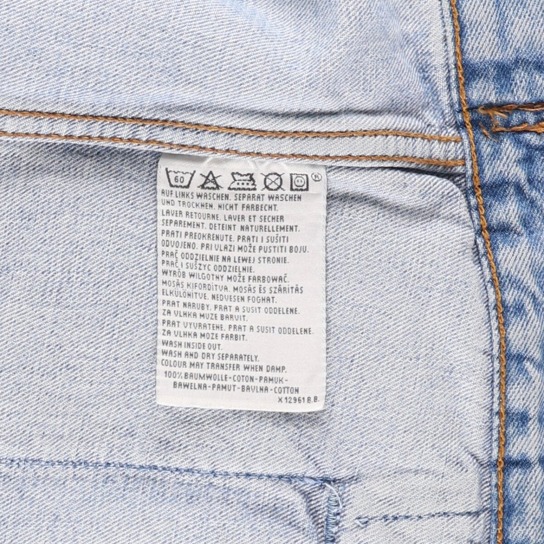 90'S Levi's 70503-0482 denim jacket, denim jacket, men's size L, vintage cotton blue type Vintage Second Hand