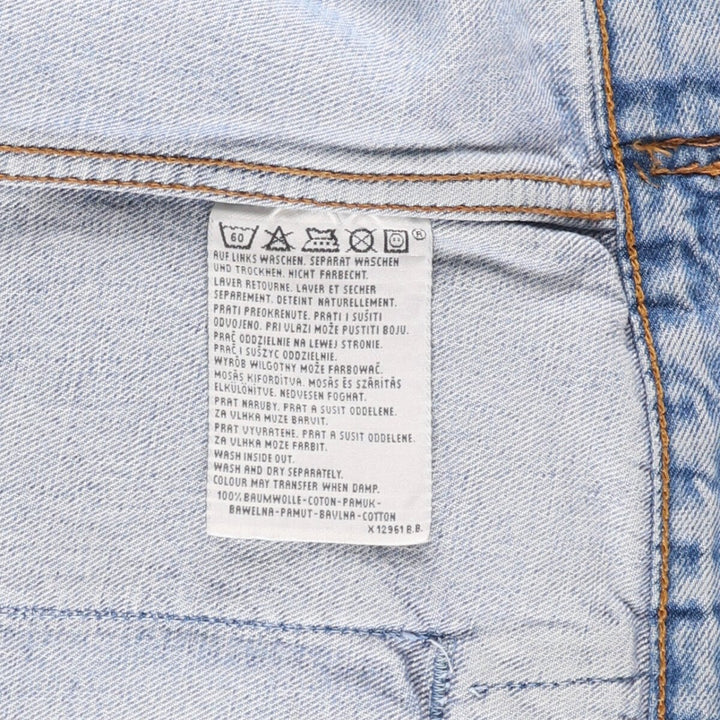 90'S Levi's 70503-0482 denim jacket, denim jacket, men's size L, vintage cotton blue type Vintage Second Hand