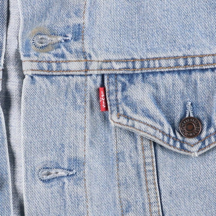 90'S Levi's 70503-0482 denim jacket, denim jacket, men's size L, vintage cotton blue type Vintage Second Hand