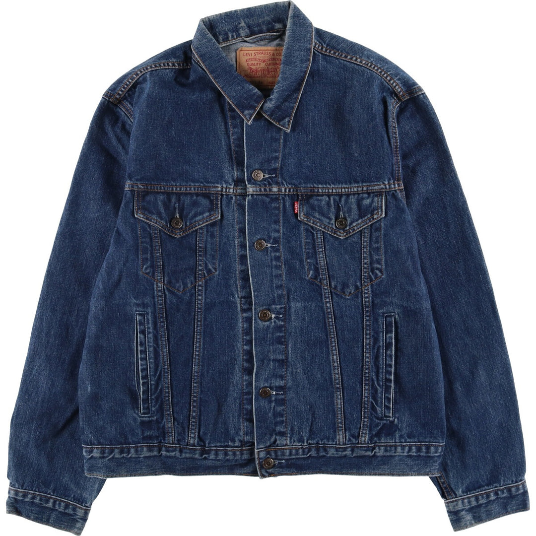 90'S Levi's 70503-0419 Denim Jacket, Men's Size XL, Vintage cotton blue type Vintage Second Hand