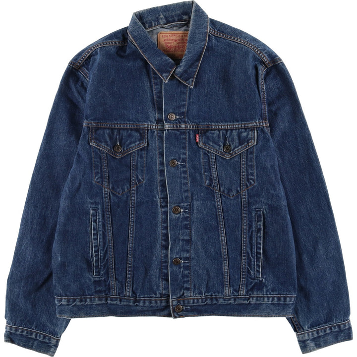 90'S Levi's 70503-0419 Denim Jacket, Men's Size XL, Vintage cotton blue type Vintage Second Hand