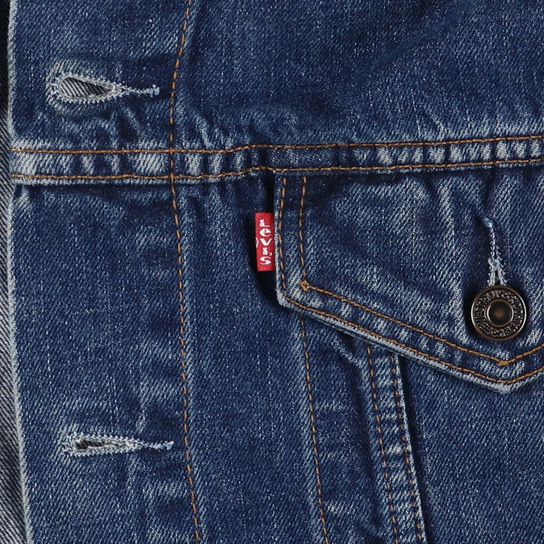 90'S Levi's 70503-0419 Denim Jacket, Men's Size XL, Vintage cotton blue type Vintage Second Hand