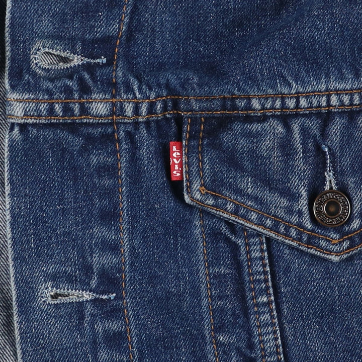 90'S Levi's 70503-0419 Denim Jacket, Men's Size XL, Vintage cotton blue type Vintage Second Hand