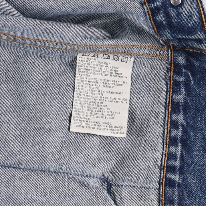 90'S Levi's 70503-0419 Denim Jacket, Men's Size XL, Vintage cotton blue type Vintage Second Hand