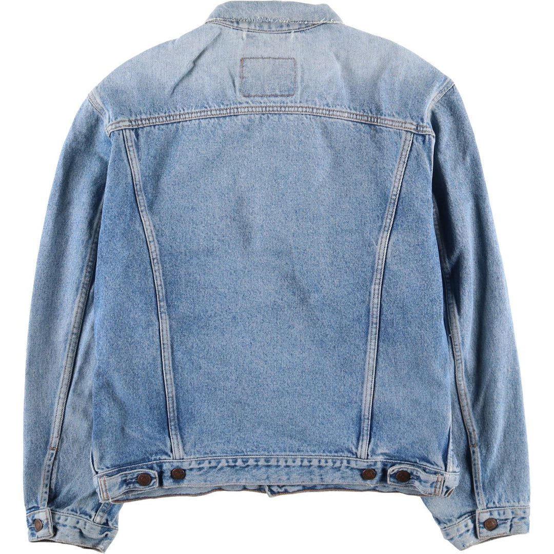 90'S Levi's 70503-0214 Euro Model Denim Jacket, Men's Size L, Vintage cotton blue type Vintage Second Hand