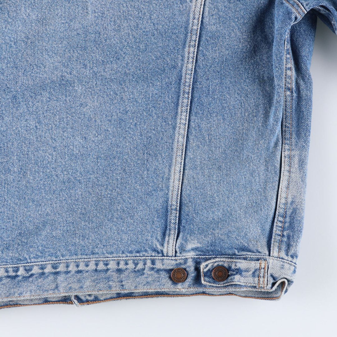 90'S Levi's 70503-0214 Euro Model Denim Jacket, Men's Size L, Vintage cotton blue type Vintage Second Hand