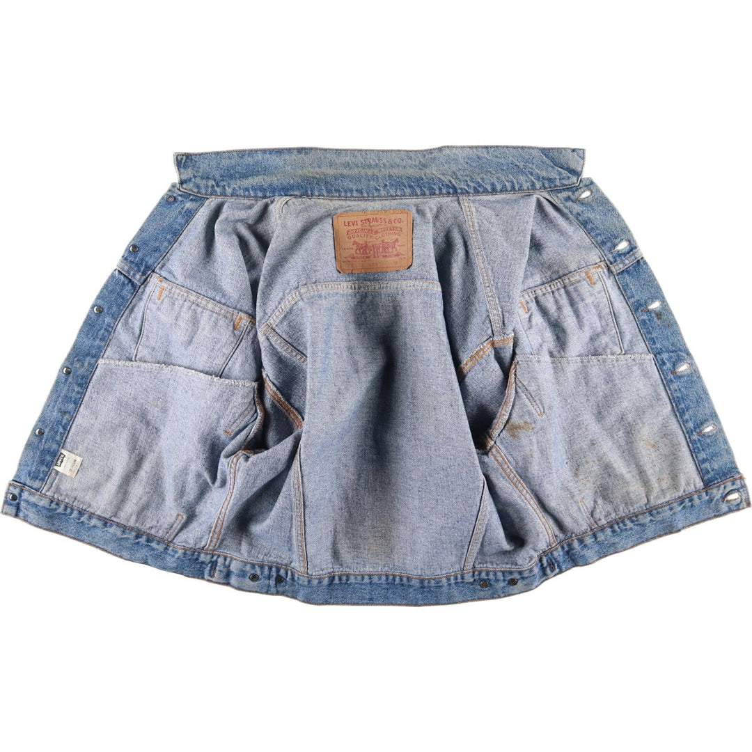 90'S Levi's 70598-4891 denim jacket, made in the USA, men's size M, vintage cotton blue type Vintage Second Hand