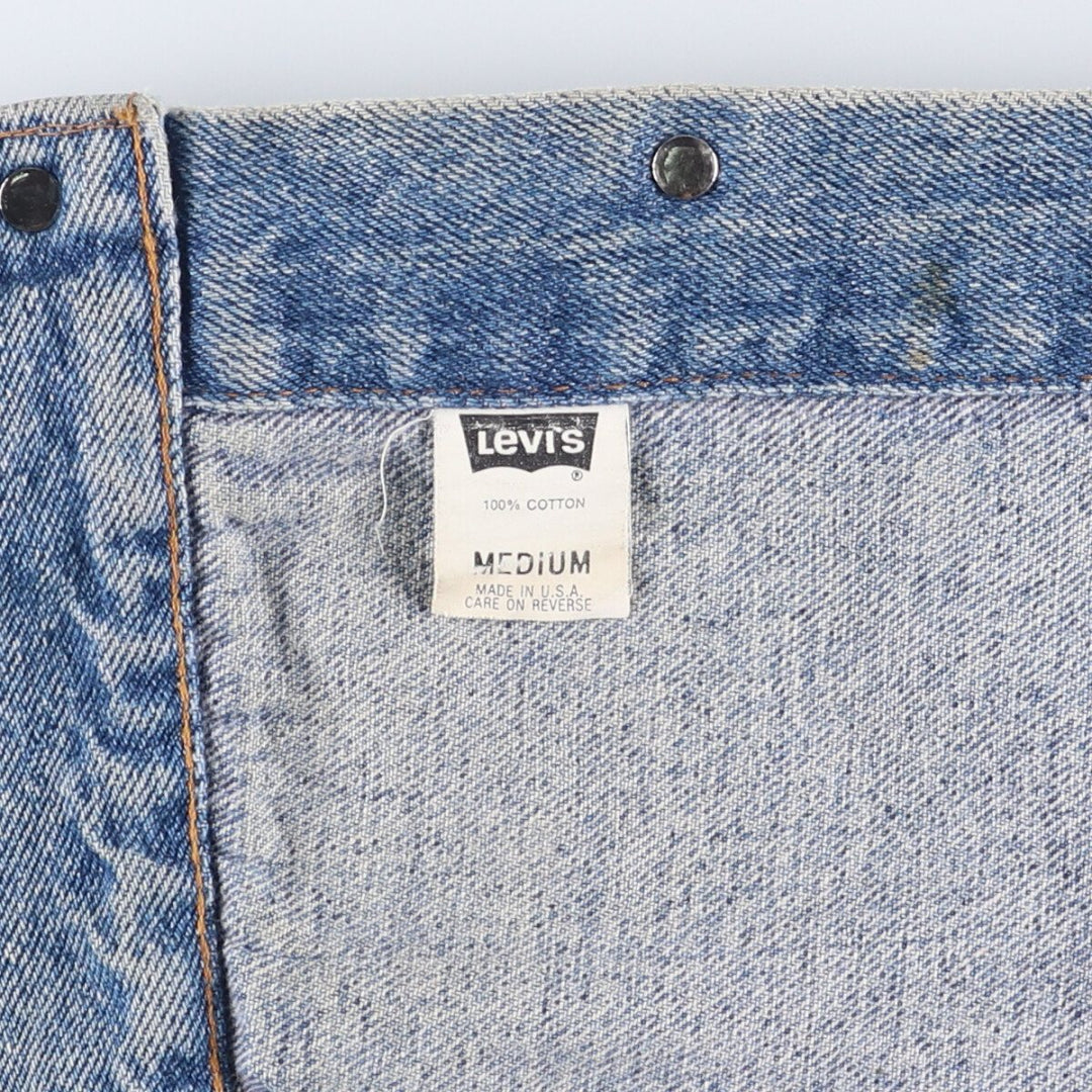 90'S Levi's 70598-4891 denim jacket, made in the USA, men's size M, vintage cotton blue type Vintage Second Hand