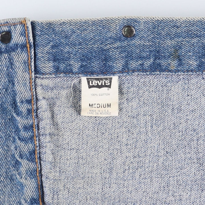90'S Levi's 70598-4891 denim jacket, made in the USA, men's size M, vintage cotton blue type Vintage Second Hand