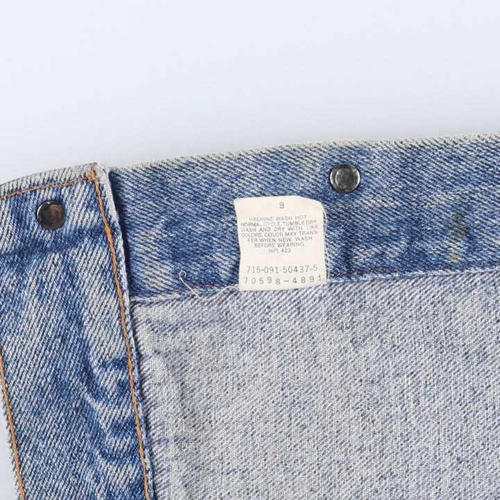 90'S Levi's 70598-4891 denim jacket, made in the USA, men's size M, vintage cotton blue type Vintage Second Hand