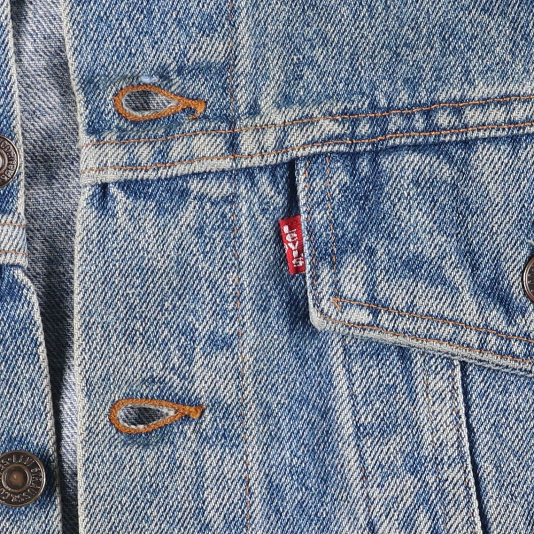90'S Levi's 70598-4891 denim jacket, made in the USA, men's size M, vintage cotton blue type Vintage Second Hand