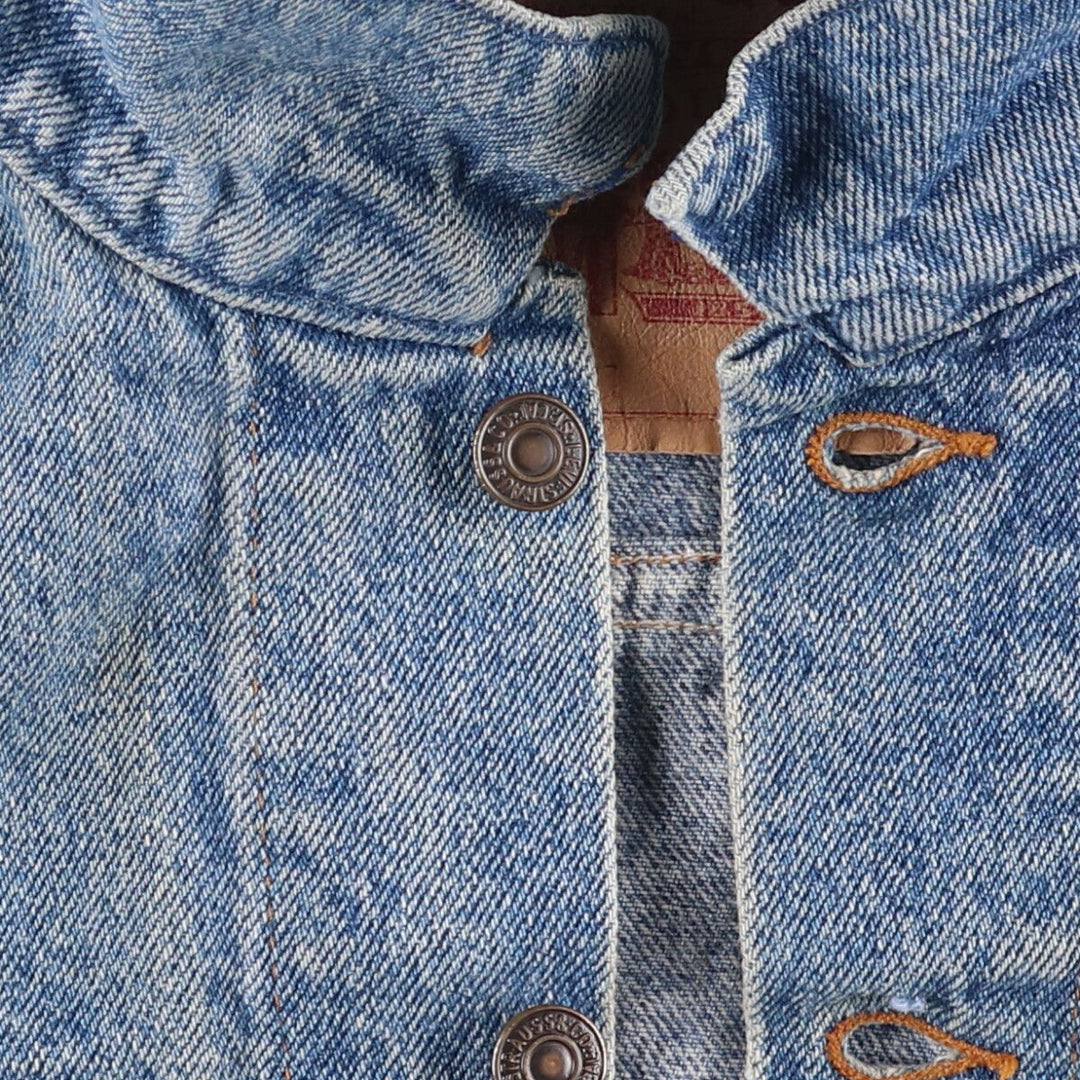 90'S Levi's 70598-4891 denim jacket, made in the USA, men's size M, vintage cotton blue type Vintage Second Hand