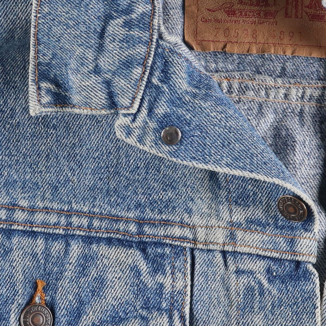90'S Levi's 70598-4891 denim jacket, made in the USA, men's size M, vintage cotton blue type Vintage Second Hand