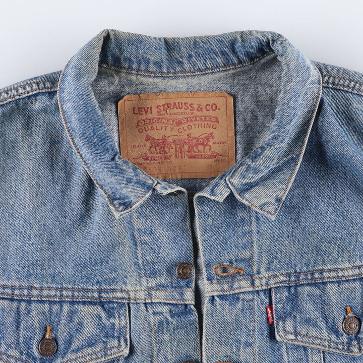 90'S Levi's 70598-4891 denim jacket, made in the USA, men's size M, vintage cotton blue type Vintage Second Hand
