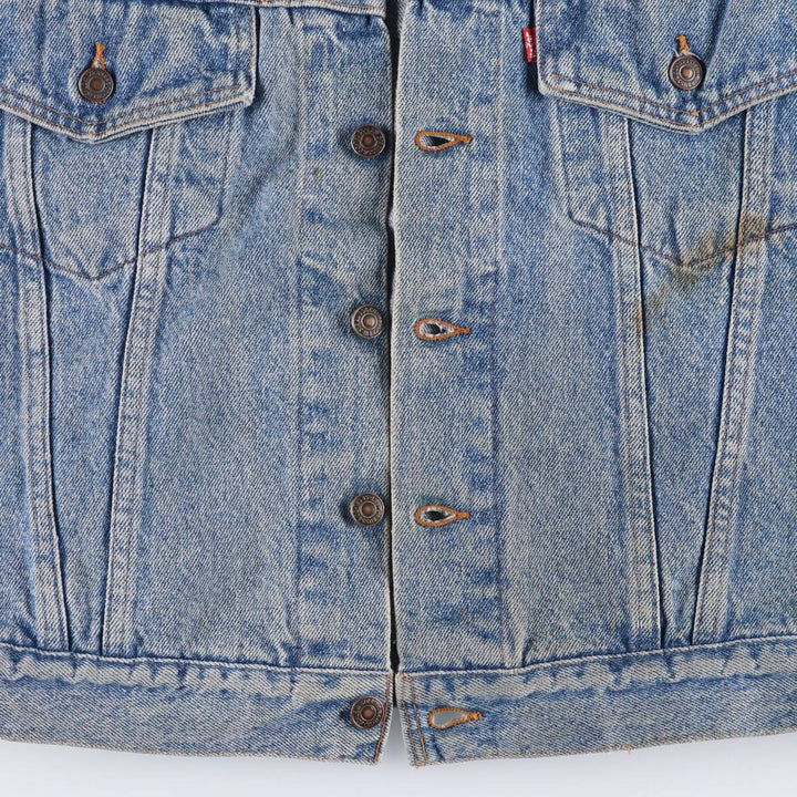 90'S Levi's 70598-4891 denim jacket, made in the USA, men's size M, vintage cotton blue type Vintage Second Hand