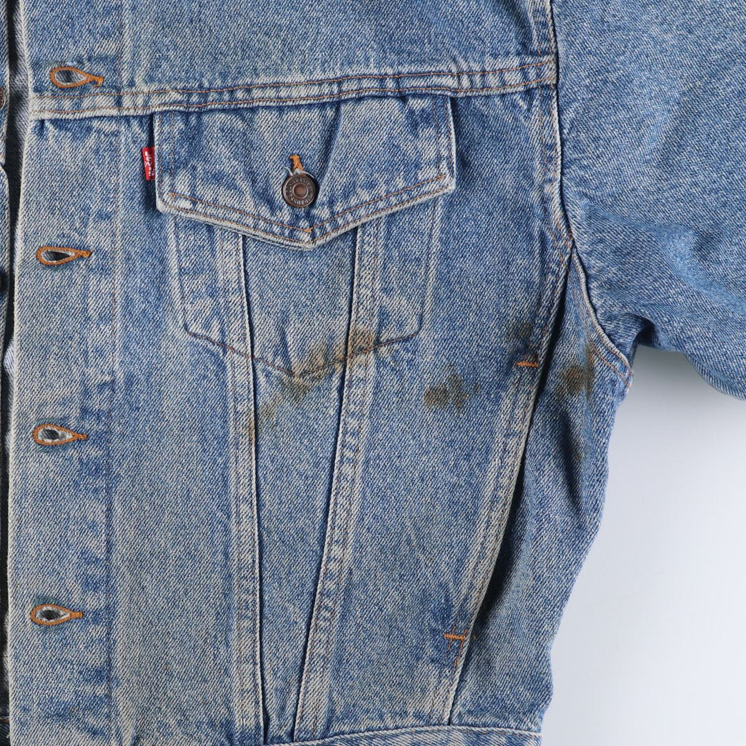 90'S Levi's 70598-4891 denim jacket, made in the USA, men's size M, vintage cotton blue type Vintage Second Hand